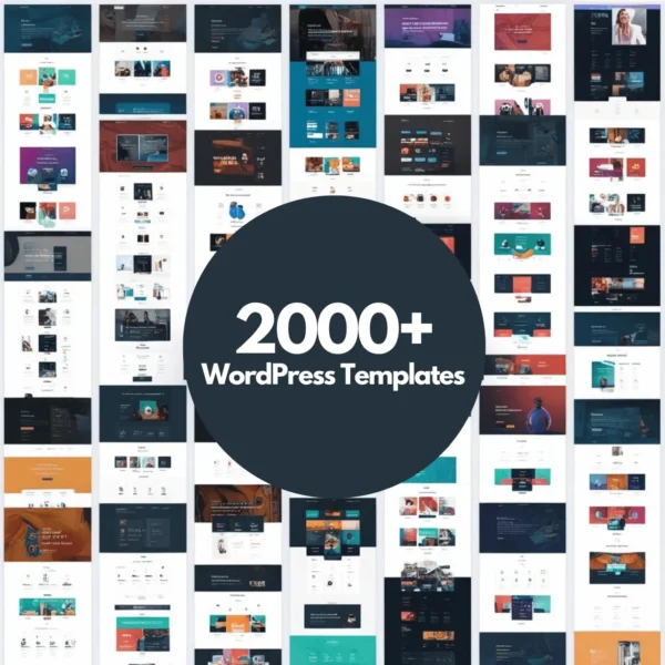 2000+ WordPress Templates – Build Stunning Websites Without Coding