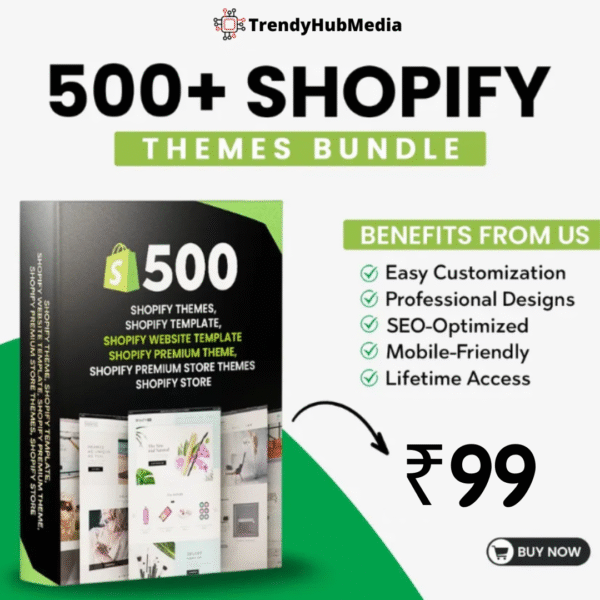 500+ Shopify Templates – High-Converting, Modern, and Fully Customizable